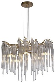 Searchlight 10425-5GO - Candelabru pe cablu HERITAGE 5xG9/33W/230V