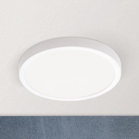 Plafoniera LED design slim LERO D-23cm alba