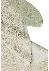 Covor pentru copii bej lavabil/țesut manual din bumbac 110x130 cm Sea Turtle – Lorena Canals