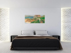 Tablou - Henri Moret, The Island of Raguenez, Brittany, reproducere (120x50 cm)