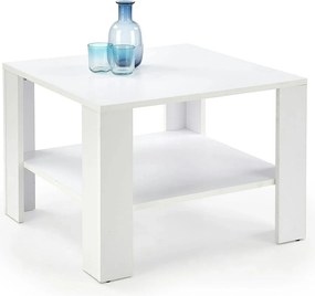 Masuta cafea KWADRO, alb, 70x70x53 cm