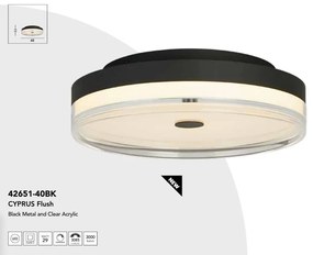Plafoniera LED design minimalist Cyprus, 40cm