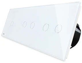 Intrerupator cu touch simplu+dublu+dublu LIVOLO din sticla