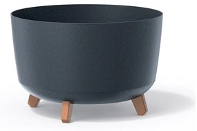 Ghiveci cu picioare ECO WOOD, 38 cm, antracit