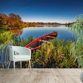 Fototapet - Barca pe lac (147x102 cm)