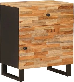 vidaXL Dulap pentru pat Maro 50 x 33 x 60 cm Lemn de mango solid