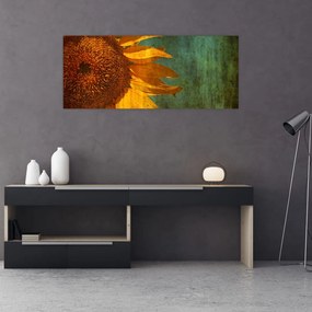 Tablou - Floarea soarelui (120x50 cm)