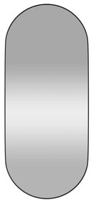 Oglinda de perete, negru, 30x70 cm, ovala 1, Negru, 30 x 70 cm