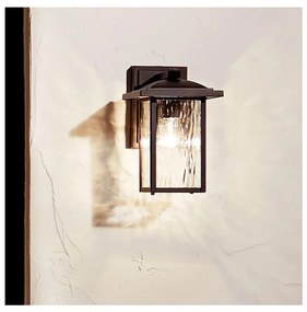 Kichler KL-CAPPANNA-S-BKT - Aplică de perete pentru exterior CAPPANNA 1xE27/60W/230V IP44