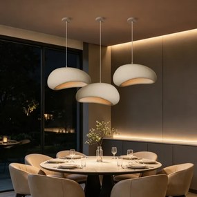 BRILAGI - Lustră suspendată pe cablu WABI SABI 1xE27/60W/230V Ø 50 cm albă