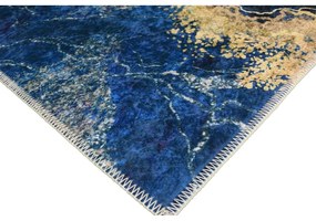 Covor albastru/auriu 80x50 cm - Vitaus