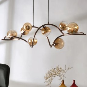 Lustră pe cablu ONLI FRIDA 8xG9/10W/230V cupru