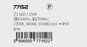 Aplica de exterior iluminat ambiental, Protectie IP65 Rust gri