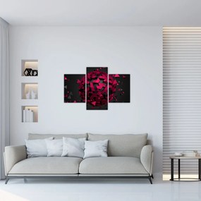 Tablou cu abstracție 3D (90x60 cm)