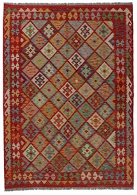 Covor kilim Chobi 244x179 afgane kilim din lână țesut manual