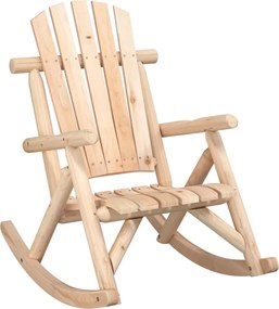 vidaXL Scaun balansoar de grădină, 69x96x101 cm, lemn masiv de molid