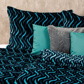 Lenjerie de pat 4Home Wave microflanelă, 160 x 200 cm, 70 x 80 cm