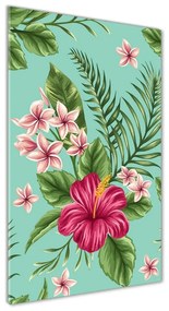 Imagine de sticlă flori Hawaii