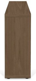 Bibliotecă maro cu aspect de lemn de nuc 150x83 cm Berlin – TemaHome