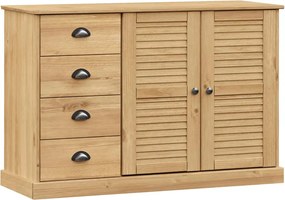 vidaXL Servantă cu sertare VIGO, 113x40x75 cm, lemn masiv de pin
