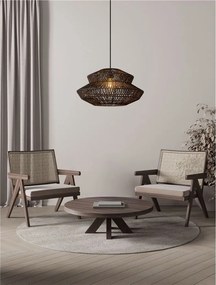 Lustra/Pendul design natural NUA negru