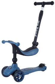 Bicicleta multifuncțională pentru copii My Hood505142 Kick 'n' Ride, albastru