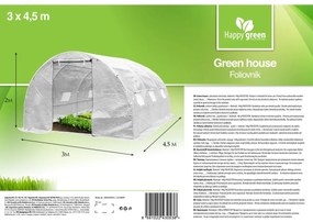 Happy Green Suflet pentru grădină alb, 3 x 4,5 m
