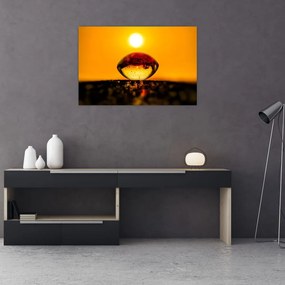 Tablou - Picături din sticlă (90x60 cm)