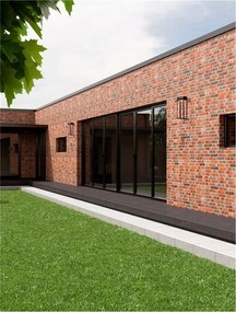 Aplica LED iluminat ambiental perete exterior IP65 MOBY negru