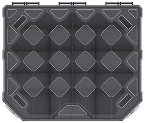 Organizator 28,4 × 24,3 × 4 cm, separatoare, negru