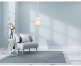 Lustră pe cablu PARIS 1xE27/60W/230V albă/aurie