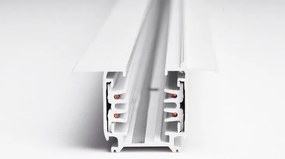 Sina trifazata alba incastrabila 3m TRACK 3LINE GIPS WH