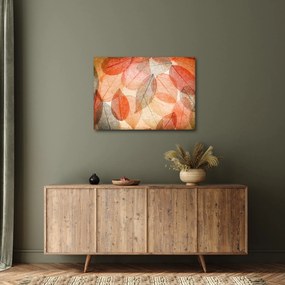 Tablou cu frunzele de toamnă pictate (70x50 cm)