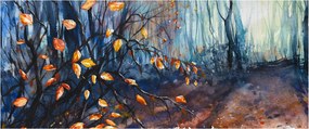 Tablou - Razele solare de toamnă (120x50 cm)