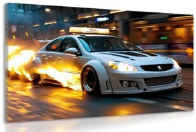 Tablou Taxi Peugeot