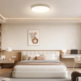 Brilagi - Lampă LED dimabilă POOL SMART LED/60W/230V, diam. 50 cm, Wi-Fi Tuya, bej +telecomandă