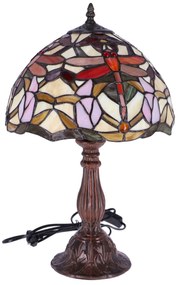 Lampa de masa Tiffany Libelula h 45 cm ,abajur 30 cm