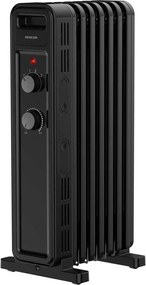 Sencor - Radiator electric cu ulei, 7 aripioare, 600/900/1500W/230V, negru