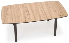 Masă de bucătărie Hank, stejar artisan / negru