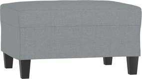 vidaXL Taburet, gri deschis, 70x55x41 cm, material textil