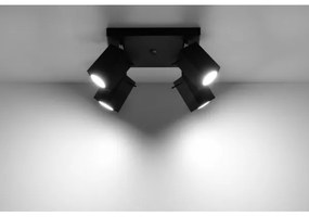 Lampă spot MERIDA 4 4xGU10/40W/230V negru