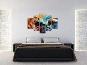 Tablou - Pictură de delfin (150x105 cm)