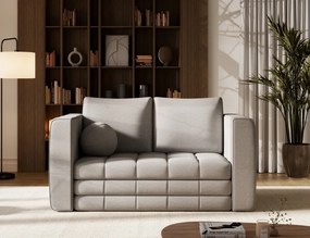 Canapea Kastol , gri chenille extensibil, 137x71x74 cm – Soreli 04