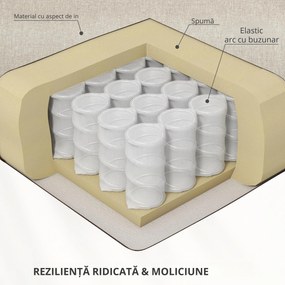 HOMCOM Scaun Electric Rabatabil cu Taburet, Fotoliu Relax cu Telecomandă, Roți și Buzunar, 66x90x96 cm, Bej | Aosom Romania