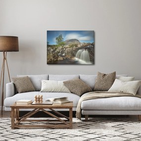 Tablou cu cascadele și munți (70x50 cm)