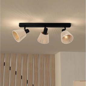 Eglo 44141 - Spot SEAGARD 3xE14/40W/230V bej/negru