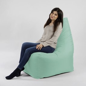 Fotoliu puf, Sunlounger EVO XL, umplutura de burete Memory Mix, material impermeabil, Verde menta