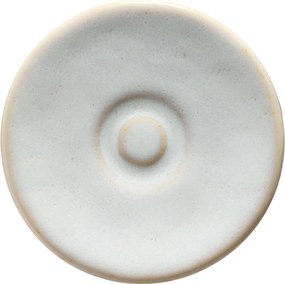 Farfurioară din gresie ceramică pentru ceașca espresso Costa Nova Roda, ⌀ 11 cm, alb