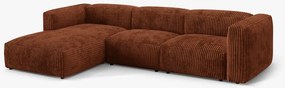 Coltar modular Martina corduroy Tilia L332 cm
