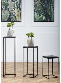 Suport flori BASICLOFT 40x24 negru